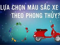 Chọn màu xe máy hợp tuổi