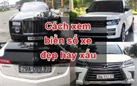 Luận giải ý nghĩa biển số xe