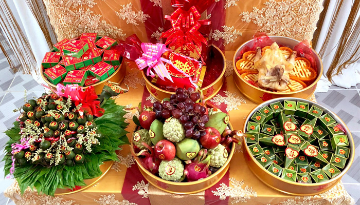 mam qua dam cuoi mien tay