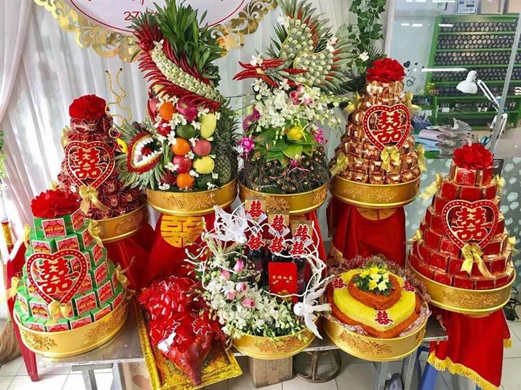 Mâm quả cưới hiện đại