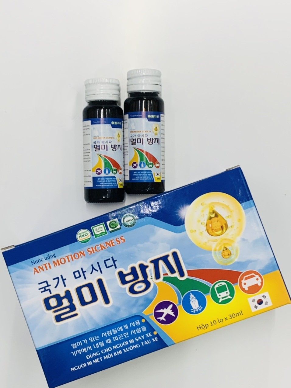 Thuốc say xe dạng nước